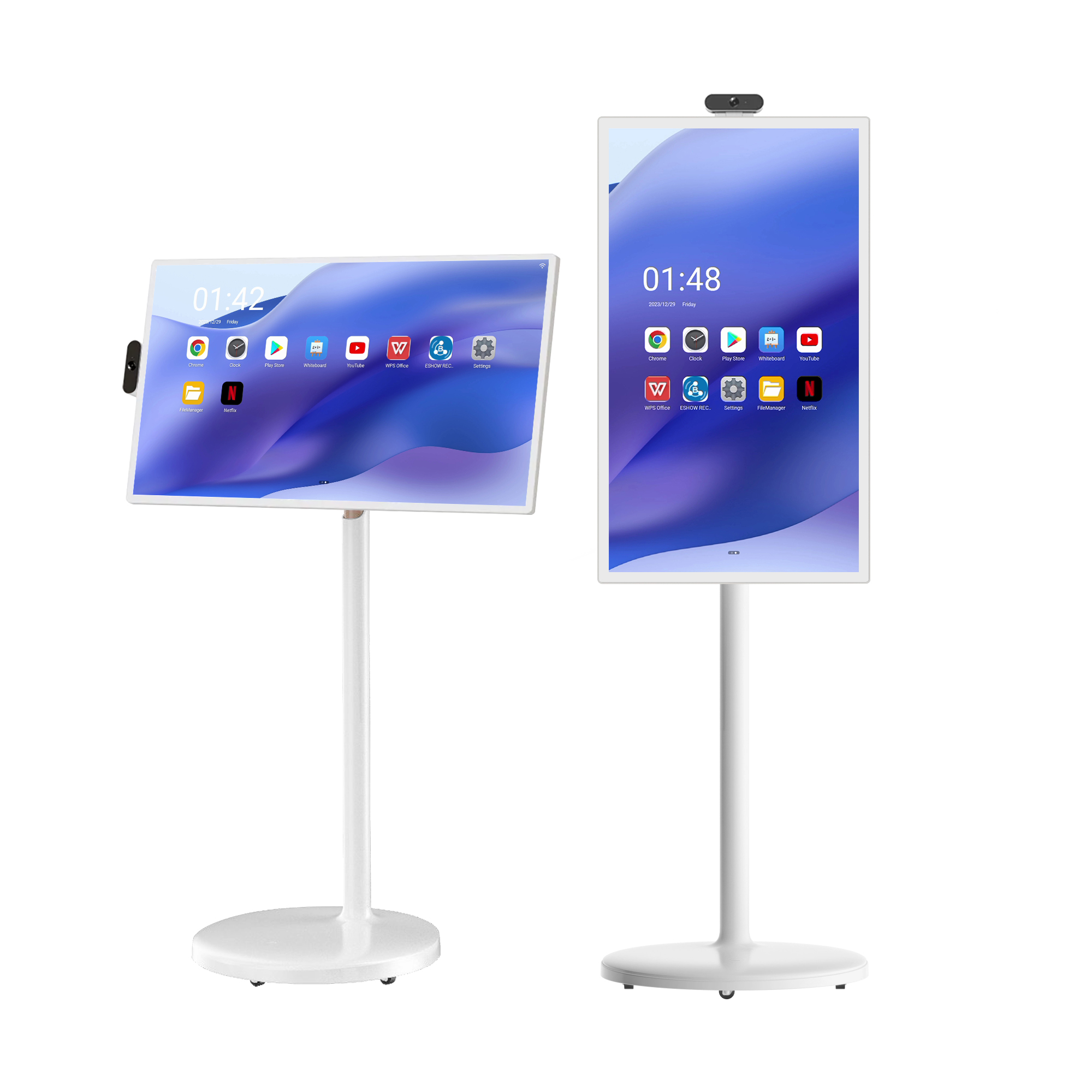Portable 32-inch FHD IPS Touch Screen Smart Android 12 TV - A Versatile ...